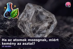 Ha az atomok mozognak, miért kemény az asztal?