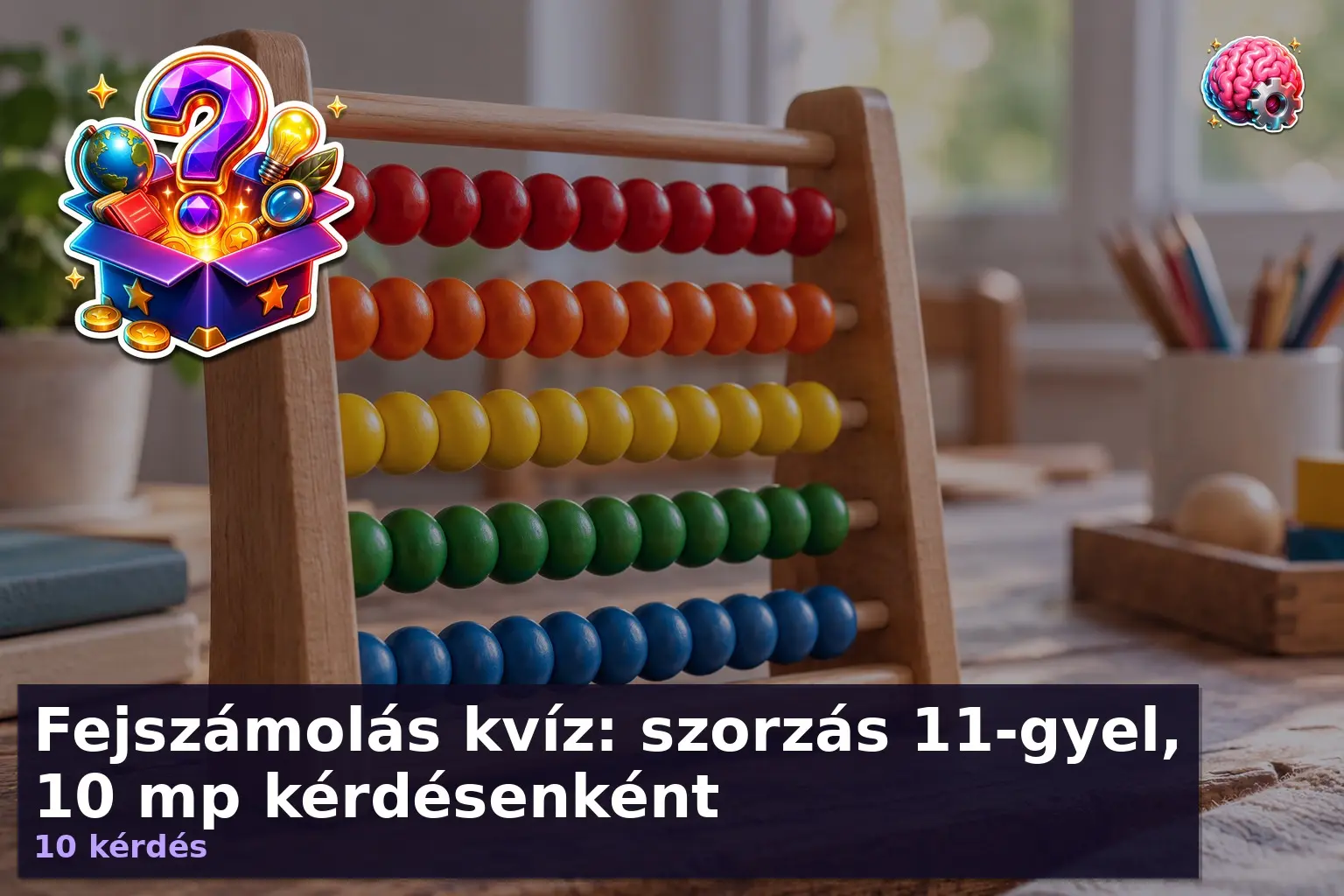 Fejszámolás kvíz: szorzás 11-gyel, 10 mp kérdésenként 1 fejszamolas kviz 1792409641651