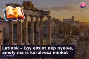Latinok – Egy eltűnt nép nyelve, amely ma is körülvesz minket 18 Latinok – Egy eltűnt nép nyelve, amely ma is körülvesz minket