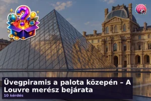 Üvegpiramis a palota közepén – A Louvre merész bejárata 20 Üvegpiramis a palota közepén – A Louvre merész bejárata