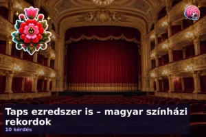 Taps ezredszer is – magyar színházi rekordok 9 Taps ezredszer is – magyar színházi rekordok