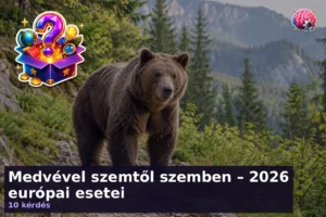 Medvével szemtől szemben – 2026 európai esetei 3 Medvével szemtől szemben – 2026 európai esetei