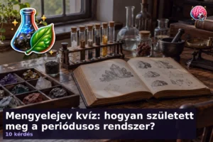 Mengyelejev kvíz: hogyan született meg a periódusos rendszer?
