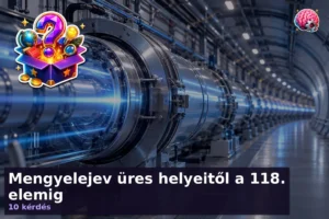 Mengyelejev üres helyeitől a 118. elemig