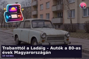 Trabanttól a Ladáig – Autók a 80-as évek Magyarországán