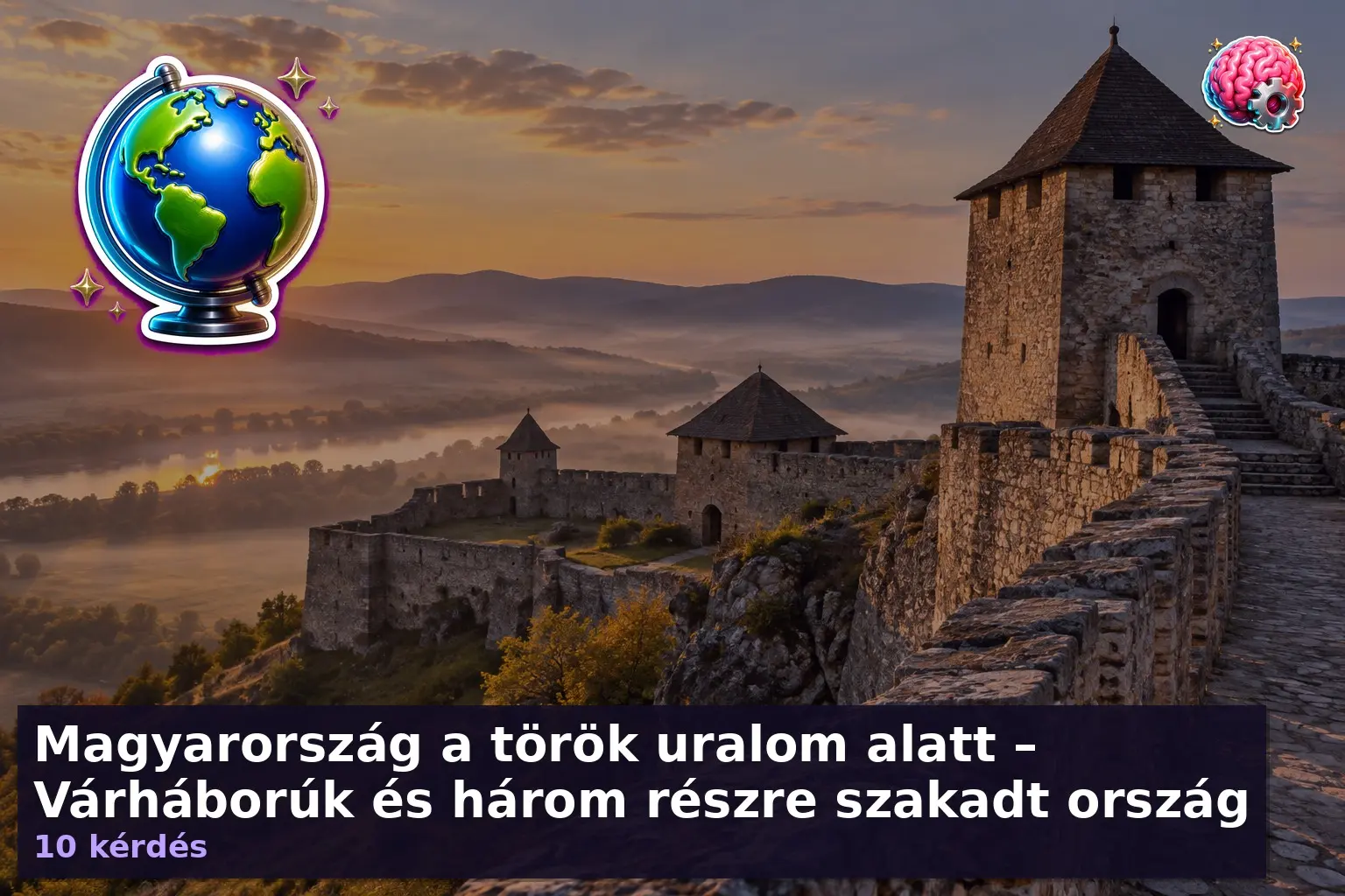 Magyarország a török uralom alatt – Várháborúk és három részre szakadt ország 8 Török hódoltság kvíz – régi magyar végvár képe